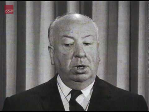 Alfred Hitchcock talking about fear