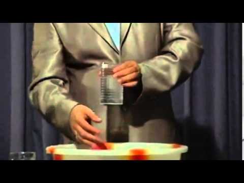 Saturn Magic -Water Suspension Glass (clear) by Uday - Trick