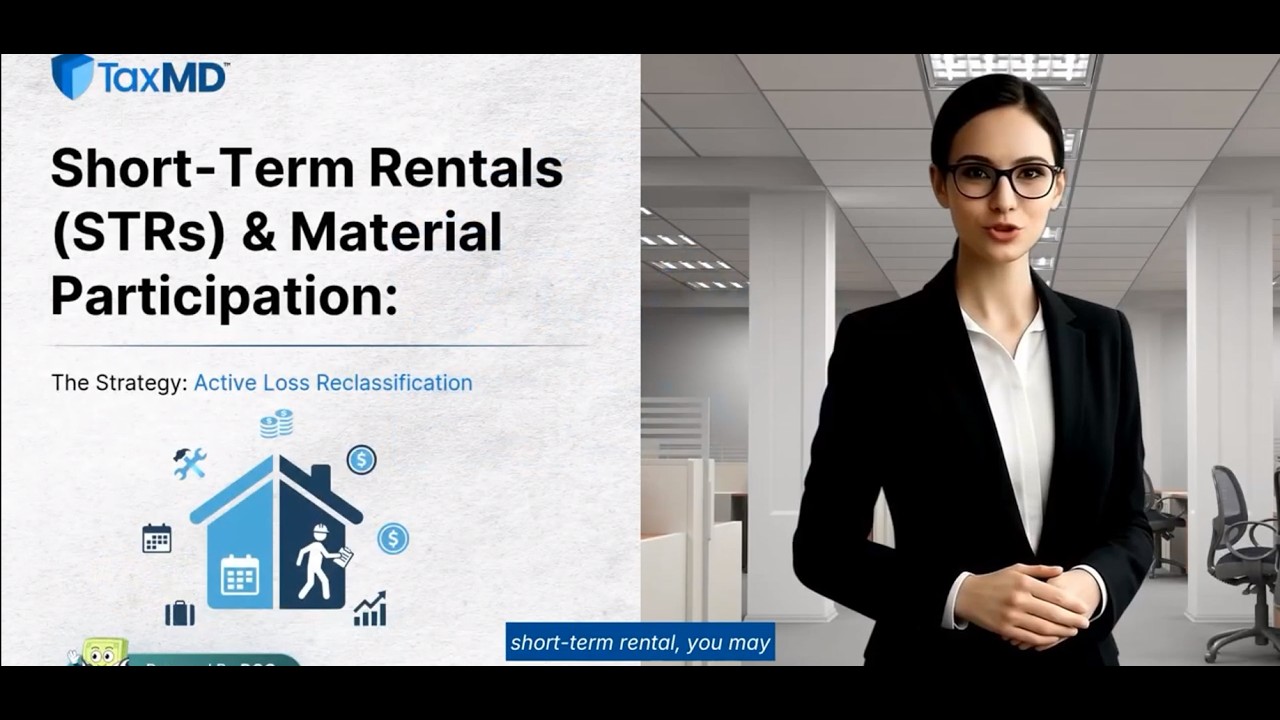 Short-Term Rentals & Material Participation: Tax Strategy That Can Offset W-2 Income