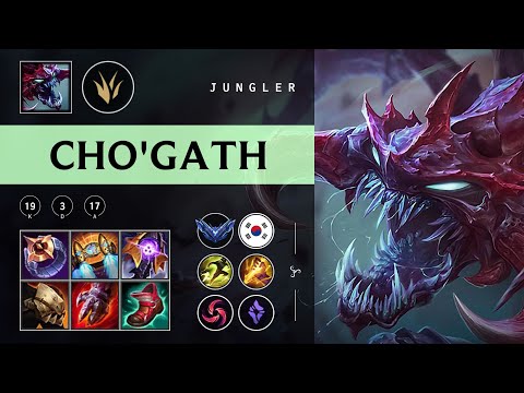 Cho'Gath Jungle vs Karthus - KR Diamond Patch 25.23