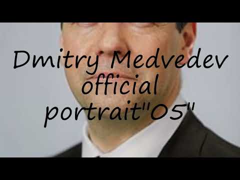 How to pronounce Dmitry Medvedev official portrait"05" in English?