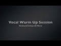 Singing Lessons - Vocal Warm Up Exercises (PART 1 ...