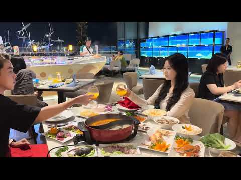 Sky Garden Frutos do mar e café