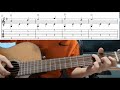 The Chipmunk Song Christmas Don T Be Late Easy Fingerstyle Guitar Playthrough Tutorial With Tabs