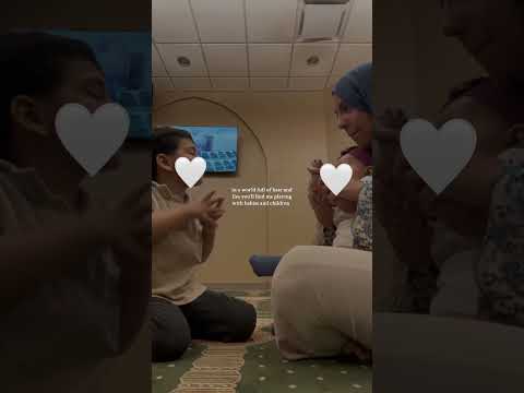 Playing with kids in the masjid🥹🥹#deen #babies #babyfever #kids