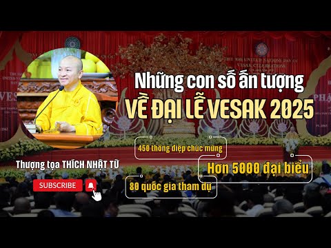 Những con số ấn tượng về Đại lễ Vesak 2025 tại Việt Nam