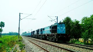 preview picture of video 'Offlink || Jhansi Twin With 12565 Bihar Sampark kranti Skipping Pusa.'