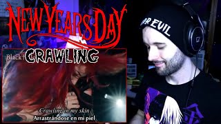 NEW YEARS DAY - CRAWLING | LINKIN PARK COVER (REACTION)
