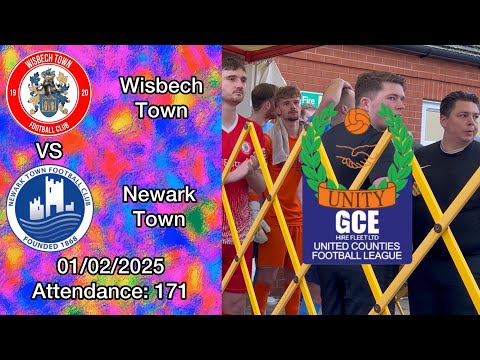 Wisbech Town 2-2 Newark Town, United Counties Premier Division North, 01/02/2025.
