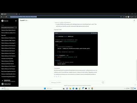 Chrome Driver Not Working Selenium Python