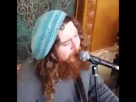 Slichot at midnight in Hebron with local musician Bini Landau