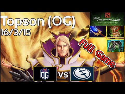 TI8: OG.Topson - TI8 Main Event - UB Round 2 B - TI 2018 - Full Game Invoker