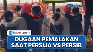 Viral Dugaan Pemalakan saat Laga Persija Vs Persib, Suporter Dipiting Terduga Pelaku Sambil Nonton