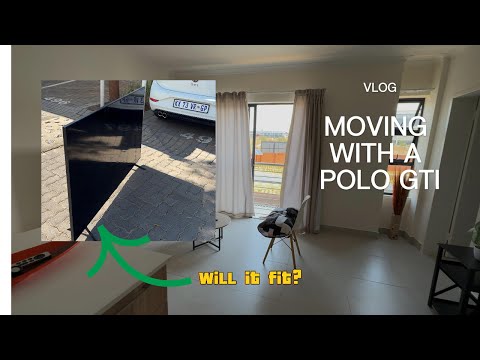 Moving with a polo GTI | will everything fit? new apartment vlog