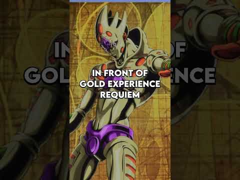 Gold experience requiem explained #shorts