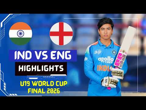 IND vs ENG U19 World Cup 2026 Final Highlights: India win U19 WC 2026 | Vaibhav Suryavanshi Score