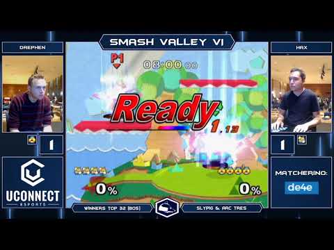 Smash Valley VI Melee Singles - Drephen (Sheik) vs Hax (Fox) - Winners Top 32