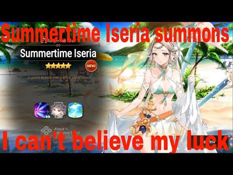 Epic seven  Summertime Iseria summons