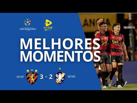 MELHORES MOMENTOS: Sport 3 x 2 Retrô | LEÃO NA FINAL! JOGAÇO COM 5 GOLS 🔥 | Pernambucano 2026