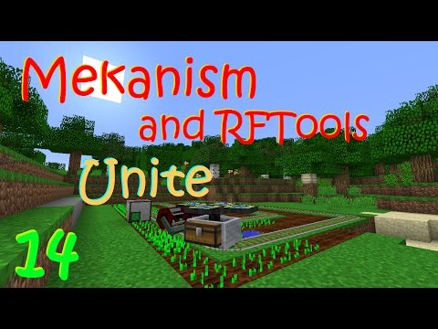 Minecraft 1.10.2 - Mekanism and RFTools Unite Part 14 - Living Matter Farm