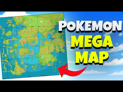 Pokemon Game With ALL REGIONS! Pokemon Mega Map