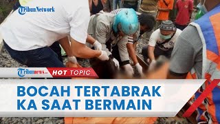 Bocah 10 Tahun di Bekasi Tewas Tertabrak Kereta Api saat Bermain, Korban Tak Dengar Teriakan Warga