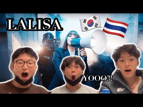 My Korean Friends React to LISA - 'LALISA' M/V