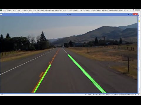 OpenCV Python Tutorial For Beginners 31 Road Lane Line Detection with OpenCV Part 1