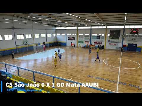 CS São João 𝟱-𝟭 GD Mata/AAUBI (Juniores, 2ª Fase CN II Divisão FPF)