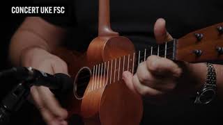 Video thumbnail for Concert Uke FSC by Martin Guitar