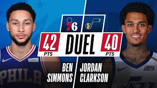 Ben Simmons - Philadelphia Sixers - Jordan Clarkson - Utah Jazz