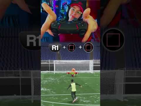 Como fazer o chute colocado + timed verde (finalização calibrada)!!  #eafc25 #fifa #dicas