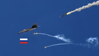 Panic moment: Russian Mig-29 fighter jet shot down by Ukrainian missile