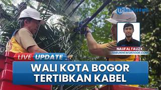 Penertiban Kabel Udara Semrawut, Wali Kota Bogor Dedie Rachim Turun Langsung ke Jalan