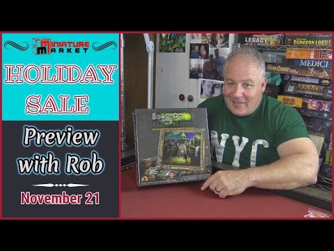 Miniature Market Holiday Sale Preview with Rob - Secrets of the Lost Tomb