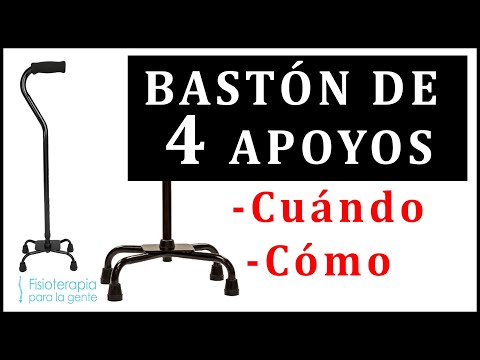 Bastón de 4 apoyos 🛴 todo sobre el! 💚