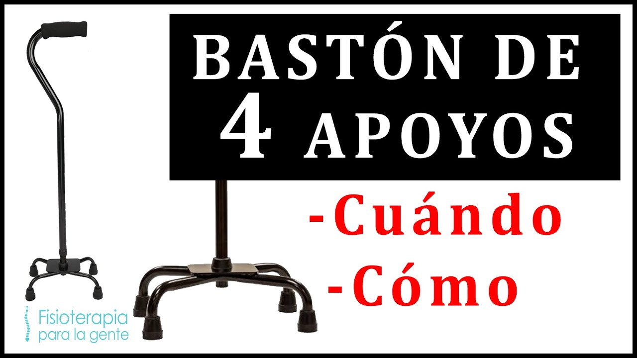 Bastón de 4 apoyos 🛴 todo sobre el! 💚