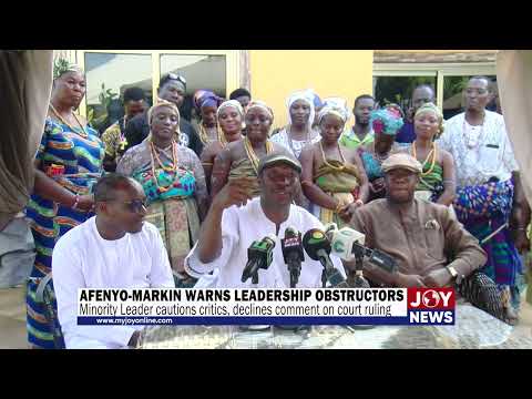 Afenyo-Markin warns leadership critics, declines comment on court ruling in defamation suit