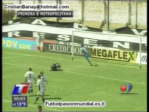 Estudiantes 3 Brown de Adrogue 4 Primera B Metro 2010-11 Los goles