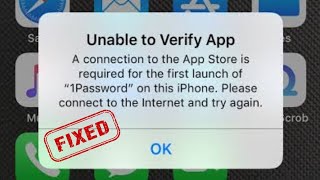 How to fix A connection to the App Store is required for the first launch of 1Password | 2023