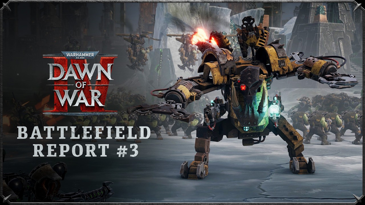 Warhammer 40,000: Dawn of War IV Battlefield Report &ndash; 1v1 Annihilation Orks vs Necrons - YouTube