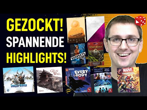 Gezockt! Endless Winter, The Great Wall, Batman Everybody Lies, ADELE, Suspects, Unsettled, uvm.