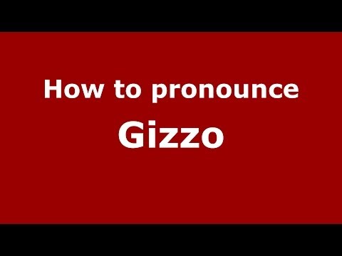 How to pronounce Gizzo (Italian/Italy) - PronounceNames.com