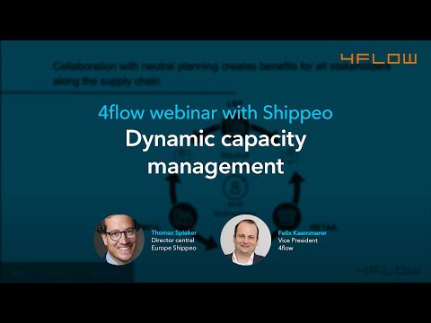 Dynamic capacity management - 4flow webinar with Shippeo