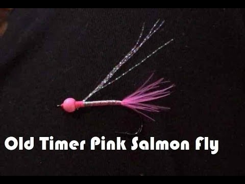 Friday Night Flies   Old Timer Pink Salmon Fly