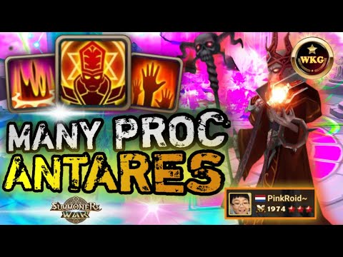 PINKROID CLIMB TO G3 WITH HIGH DAMAGE ANTARES IN RTA SUMMONERS WAR