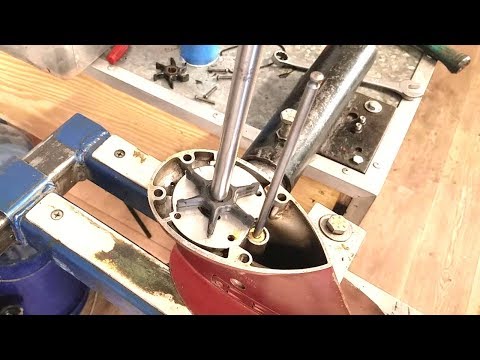 1958 Johnson 10 HP - Waterpump & Gearcase Install