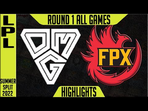 OMG vs FPX Highlights ALL GAMES | LPL Summer 2022 Playoffs Round 1 | Oh My God vs FunPlus Phoenix