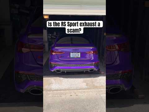Is the Audi RS Sport Exhaust a scam?