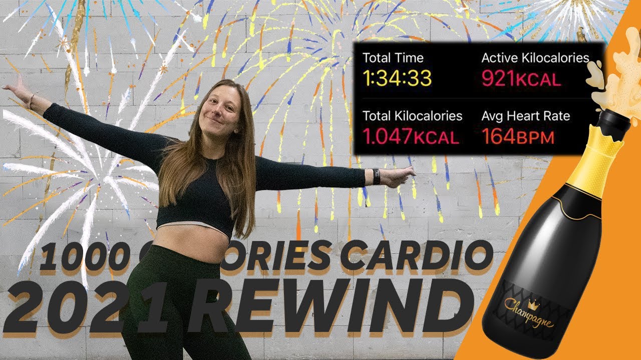 1000 CALORIES WORKOUT 2021 REWIND | 90 MIN NO REPEAT CARDIO AND HIIT | (no equipment) | 114